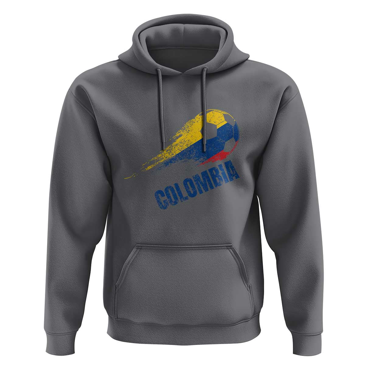 Colombia Football Hoodie Colombian Flag Futbol Soccer Lover - Wonder Print Shop
