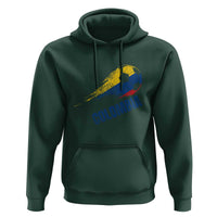 Colombia Football Hoodie Colombian Flag Futbol Soccer Lover - Wonder Print Shop