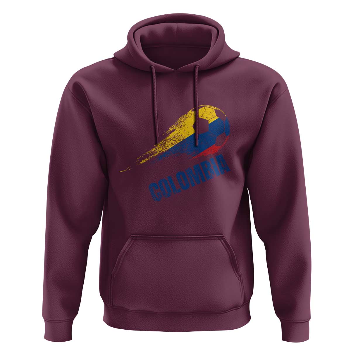 Colombia Football Hoodie Colombian Flag Futbol Soccer Lover - Wonder Print Shop