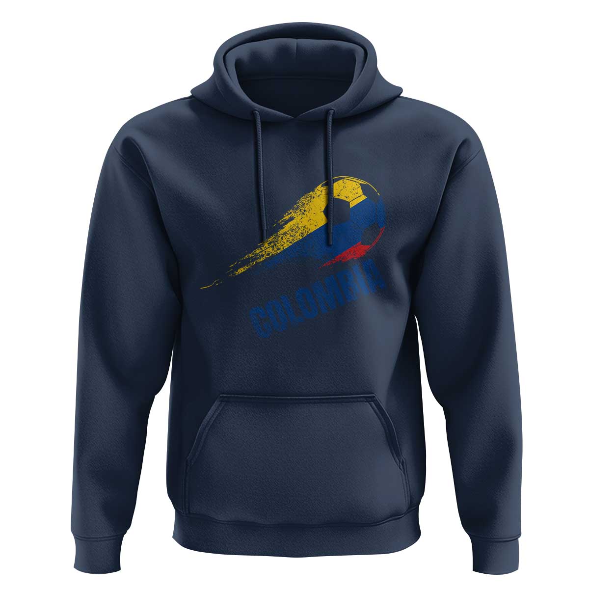 Colombia Football Hoodie Colombian Flag Futbol Soccer Lover - Wonder Print Shop