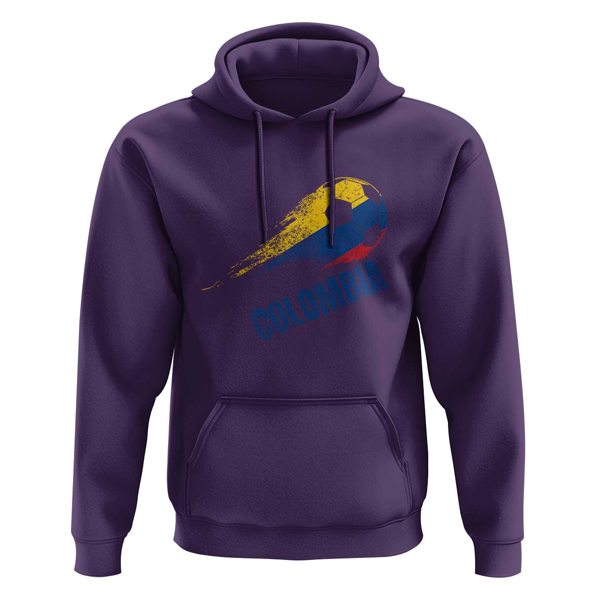 Colombia Football Hoodie Colombian Flag Futbol Soccer Lover - Wonder Print Shop