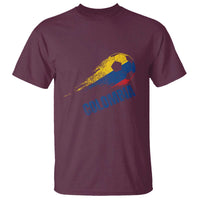 Colombia Football T Shirt Colombian Flag Futbol Soccer Lover - Wonder Print Shop
