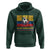 Colombia Football Hoodie Futbol Soccer Colombian Flag Retro Vintage - Wonder Print Shop