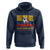 Colombia Football Hoodie Futbol Soccer Colombian Flag Retro Vintage - Wonder Print Shop