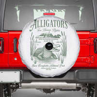 Alligators for Human Rights Spare Tire Cover Save Everglades Alcatraz - Wonder Print Shop