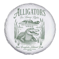 Alligators for Human Rights Spare Tire Cover Save Everglades Alcatraz - Wonder Print Shop