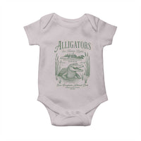 Alligators for Human Rights Baby Onesie Save Everglades Alcatraz - Wonder Print Shop