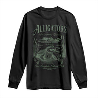 Alligators for Human Rights Long Sleeve Shirt Save Everglades Alcatraz - Wonder Print Shop