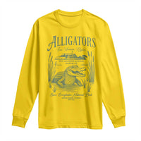 Alligators for Human Rights Long Sleeve Shirt Save Everglades Alcatraz - Wonder Print Shop