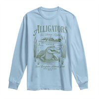 Alligators for Human Rights Long Sleeve Shirt Save Everglades Alcatraz - Wonder Print Shop