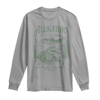 Alligators for Human Rights Long Sleeve Shirt Save Everglades Alcatraz - Wonder Print Shop
