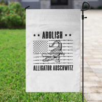 Abolish Alligator Prison Garden Flag Stop Alcatraz Sace Everglades - Wonder Print Shop