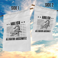 Abolish Alligator Prison Garden Flag Stop Alcatraz Sace Everglades - Wonder Print Shop