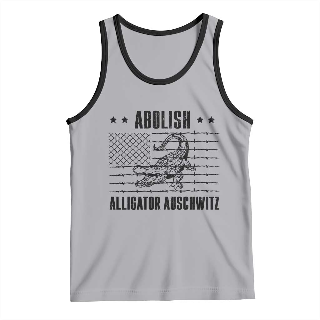 Abolish Alligator Prison Tank Top Stop Alcatraz Sace Everglades - Wonder Print Shop