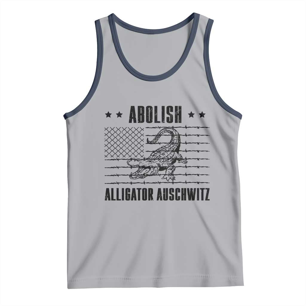 Abolish Alligator Prison Tank Top Stop Alcatraz Sace Everglades - Wonder Print Shop