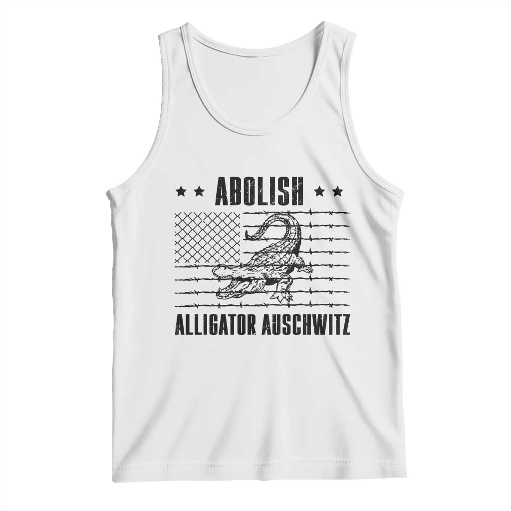 Abolish Alligator Prison Tank Top Stop Alcatraz Sace Everglades - Wonder Print Shop