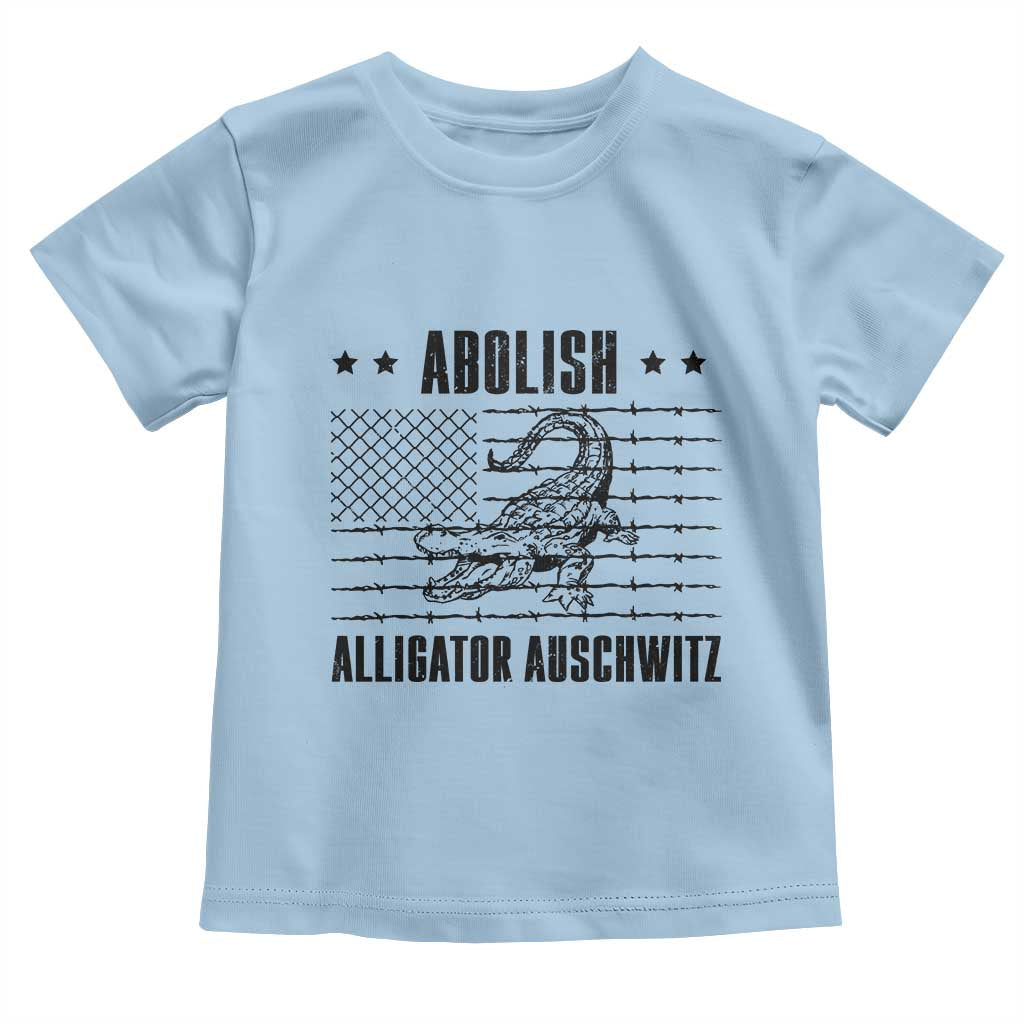 Abolish Alligator Prison Toddler T Shirt Stop Alcatraz Sace Everglades - Wonder Print Shop