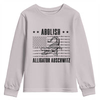 Abolish Alligator Prison Youth Sweatshirt Stop Alcatraz Sace Everglades - Wonder Print Shop