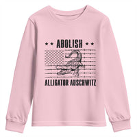 Abolish Alligator Prison Youth Sweatshirt Stop Alcatraz Sace Everglades - Wonder Print Shop