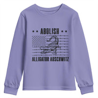 Abolish Alligator Prison Youth Sweatshirt Stop Alcatraz Sace Everglades - Wonder Print Shop