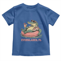 Funny Tropical Alligator Toddler T Shirt Everglades Florida FL Summer Vibe - Wonder Print Shop