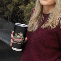 Funny Tropical Alligator Tumbler Cup Everglades Florida FL Summer Vibe - Wonder Print Shop