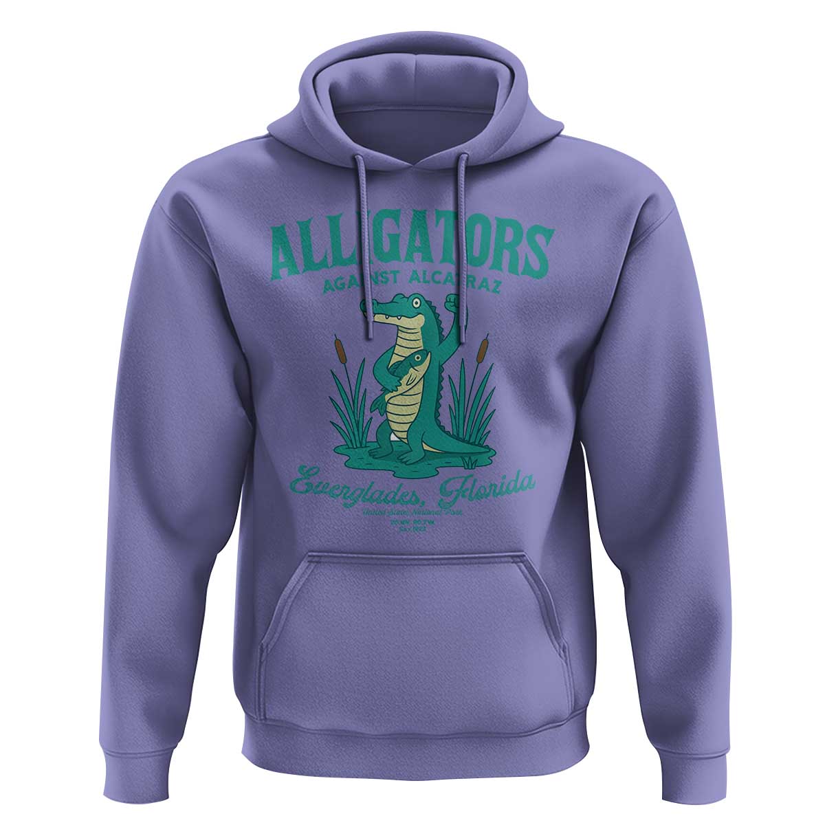 Alligators Against Alcatraz Hoodie Everglades Florida for Human Rights - Wonder Print Shop