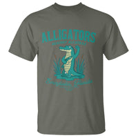 Alligators Against Alcatraz T Shirt Everglades Florida for Human Rights - Wonder Print Shop