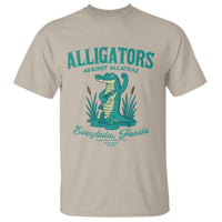 Alligators Against Alcatraz T Shirt Everglades Florida for Human Rights - Wonder Print Shop