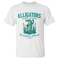 Alligators Against Alcatraz T Shirt Everglades Florida for Human Rights - Wonder Print Shop