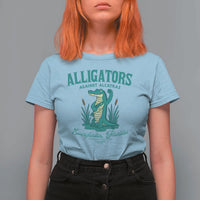 Alligators Against Alcatraz T Shirt For Women Everglades Florida for Human Rights - Wonder Print Shop