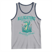 Alligators Against Alcatraz Tank Top Everglades Florida for Human Rights - Wonder Print Shop