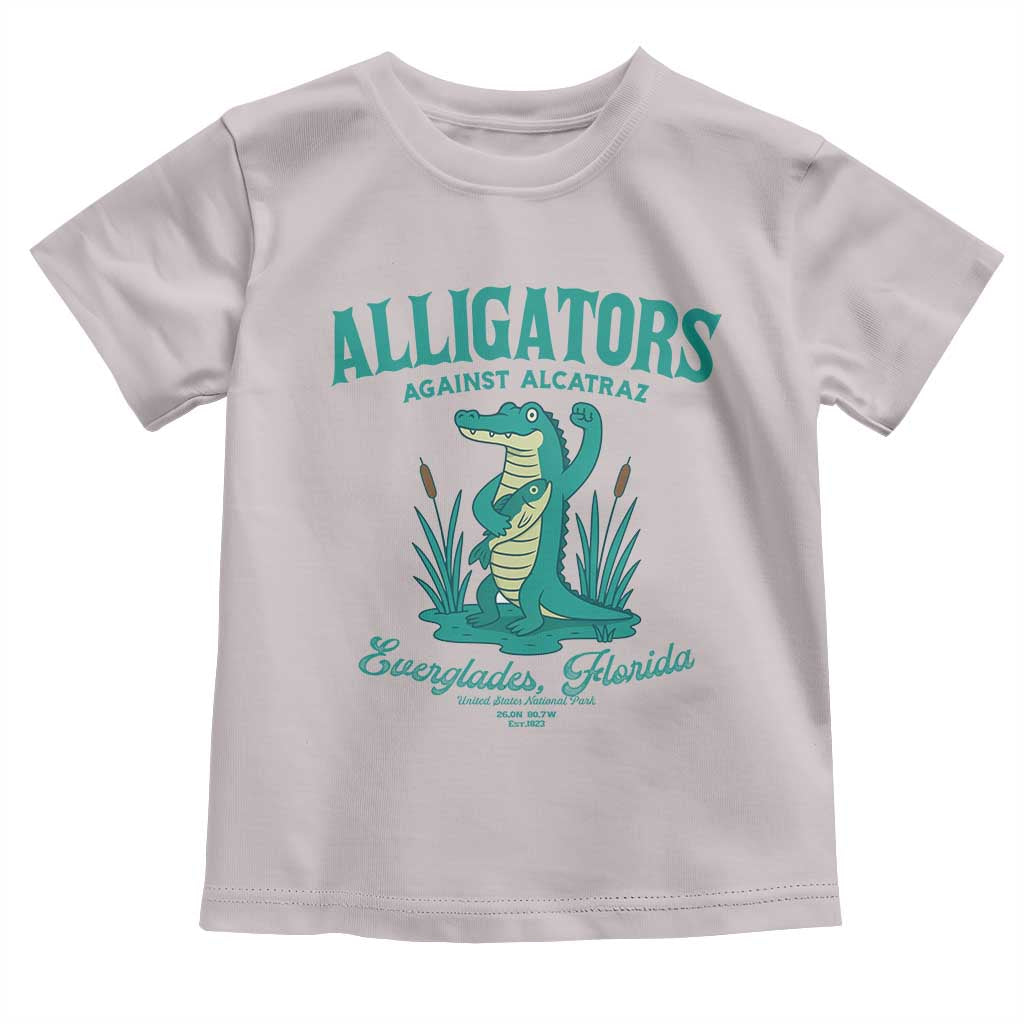 Alligators Against Alcatraz Toddler T Shirt Everglades Florida for Human Rights - Wonder Print Shop