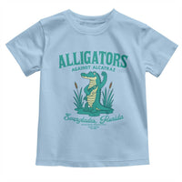 Alligators Against Alcatraz Toddler T Shirt Everglades Florida for Human Rights - Wonder Print Shop
