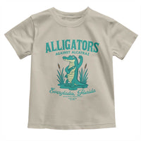 Alligators Against Alcatraz Toddler T Shirt Everglades Florida for Human Rights - Wonder Print Shop
