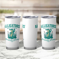Alligators Against Alcatraz Tumbler Cup Everglades Florida for Human Rights - Wonder Print Shop