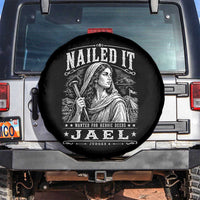 Nailed It Jael Judges 4 Old Testament Spare Tire Cover Funny Biblical Woodcut Christian Faith