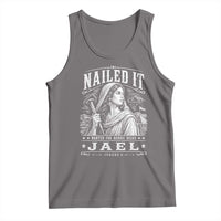 Nailed It Jael Judges 4 Old Testament Tank Top Funny Biblical Woodcut Christian Faith