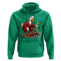 Funny Duck Mechanic Race Car Pit Crew Hoodie Motorsports Enthusiast Auto Repair