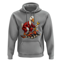 Funny Duck Mechanic Race Car Pit Crew Hoodie Motorsports Enthusiast Auto Repair