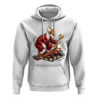 Funny Duck Mechanic Race Car Pit Crew Hoodie Motorsports Enthusiast Auto Repair