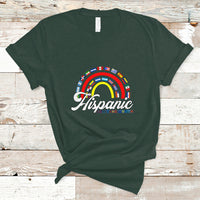 Hispanic Heritage Month T Shirt Hispanic Countries Flags Rainbow Hispanic Heritage Month - Wonder Print Shop