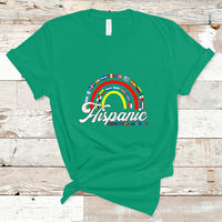Hispanic Heritage Month T Shirt Hispanic Countries Flags Rainbow Hispanic Heritage Month - Wonder Print Shop
