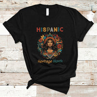 Hispanic Heritage Month T Shirt Hispanic Heritage Month Proud Hispanic Girl Women - Wonder Print Shop