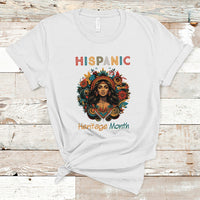 Hispanic Heritage Month T Shirt Hispanic Heritage Month Proud Hispanic Girl Women - Wonder Print Shop