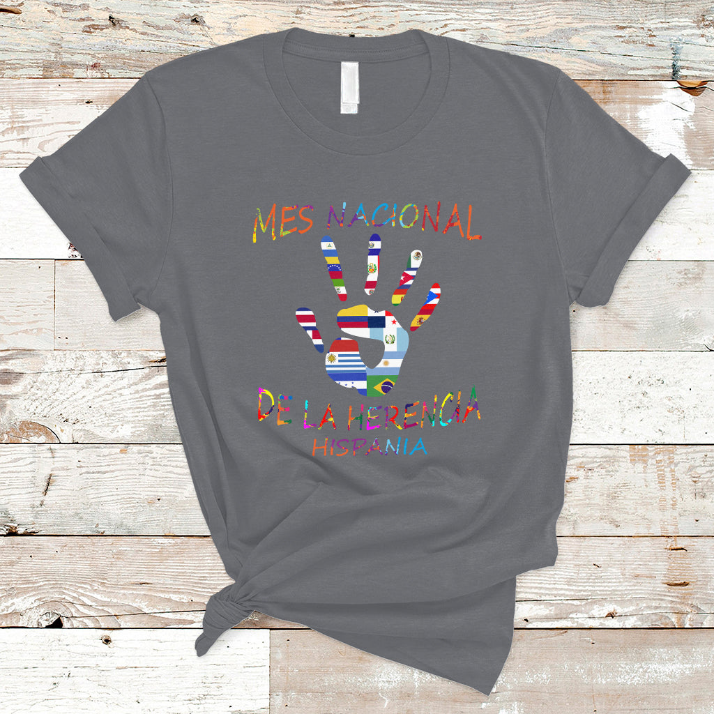 Hispanic Heritage Month T Shirt Mes Nacional De La Herencia Hispania Hispanic Heritage Month - Wonder Print Shop