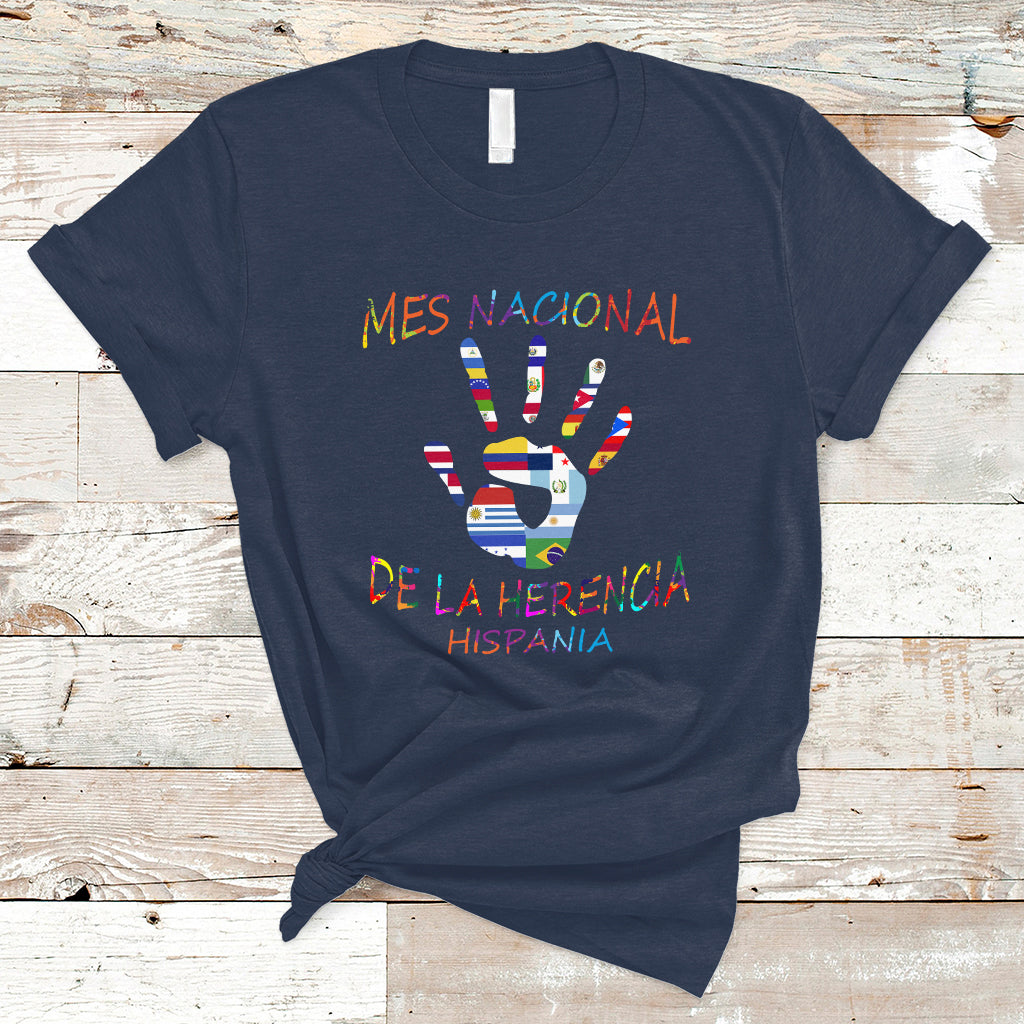 Hispanic Heritage Month T Shirt Mes Nacional De La Herencia Hispania Hispanic Heritage Month - Wonder Print Shop