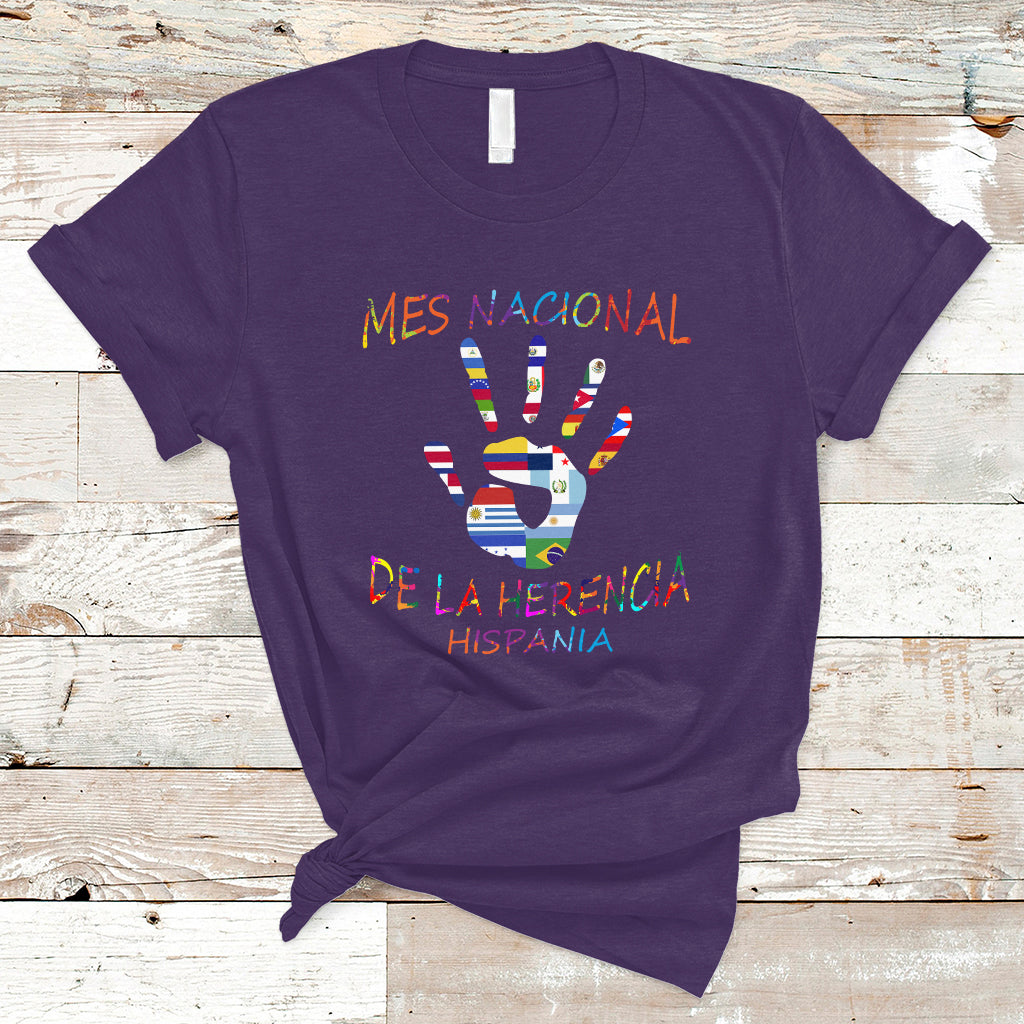 Hispanic Heritage Month T Shirt Mes Nacional De La Herencia Hispania Hispanic Heritage Month - Wonder Print Shop