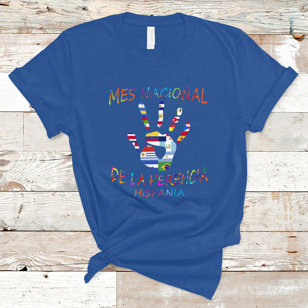 Hispanic Heritage Month T Shirt Mes Nacional De La Herencia Hispania Hispanic Heritage Month - Wonder Print Shop