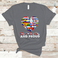 Hispanic Heritage Month T Shirt Hispanic And Proud Heart Pride Hispanic Heritage Month - Wonder Print Shop